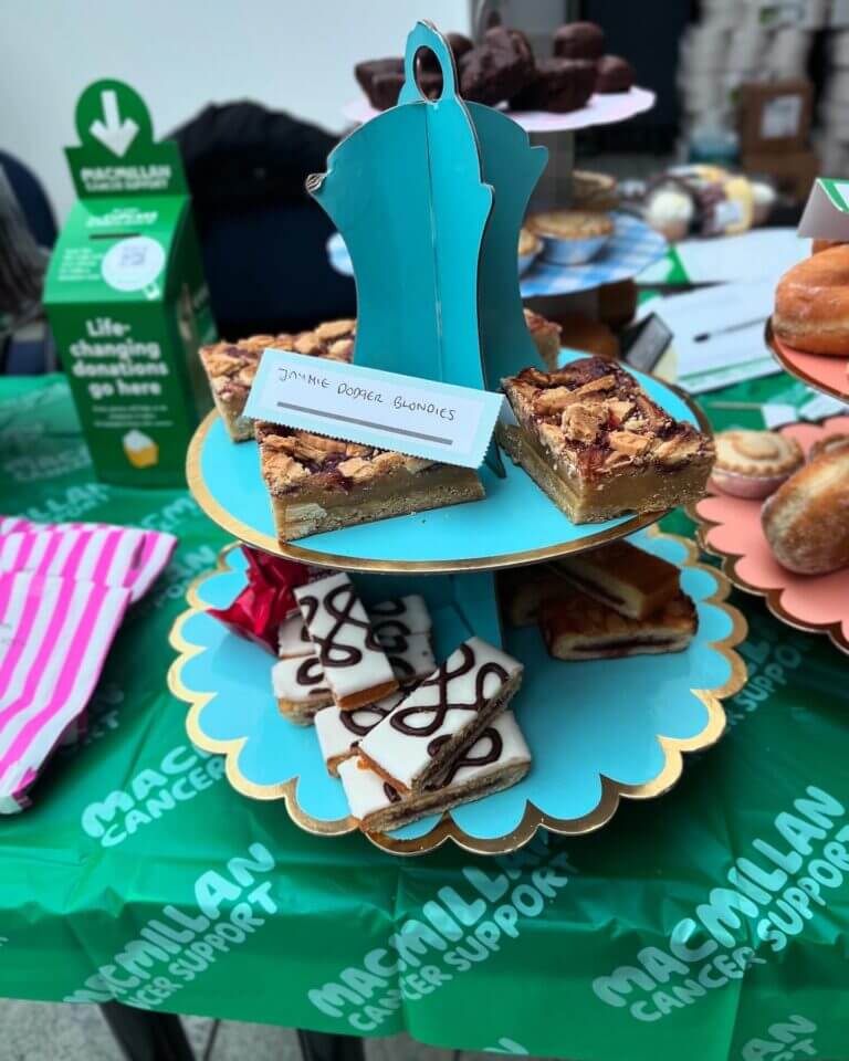 Macmillan Coffee Morning cake