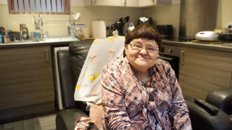 Serina at our supported housing scheme